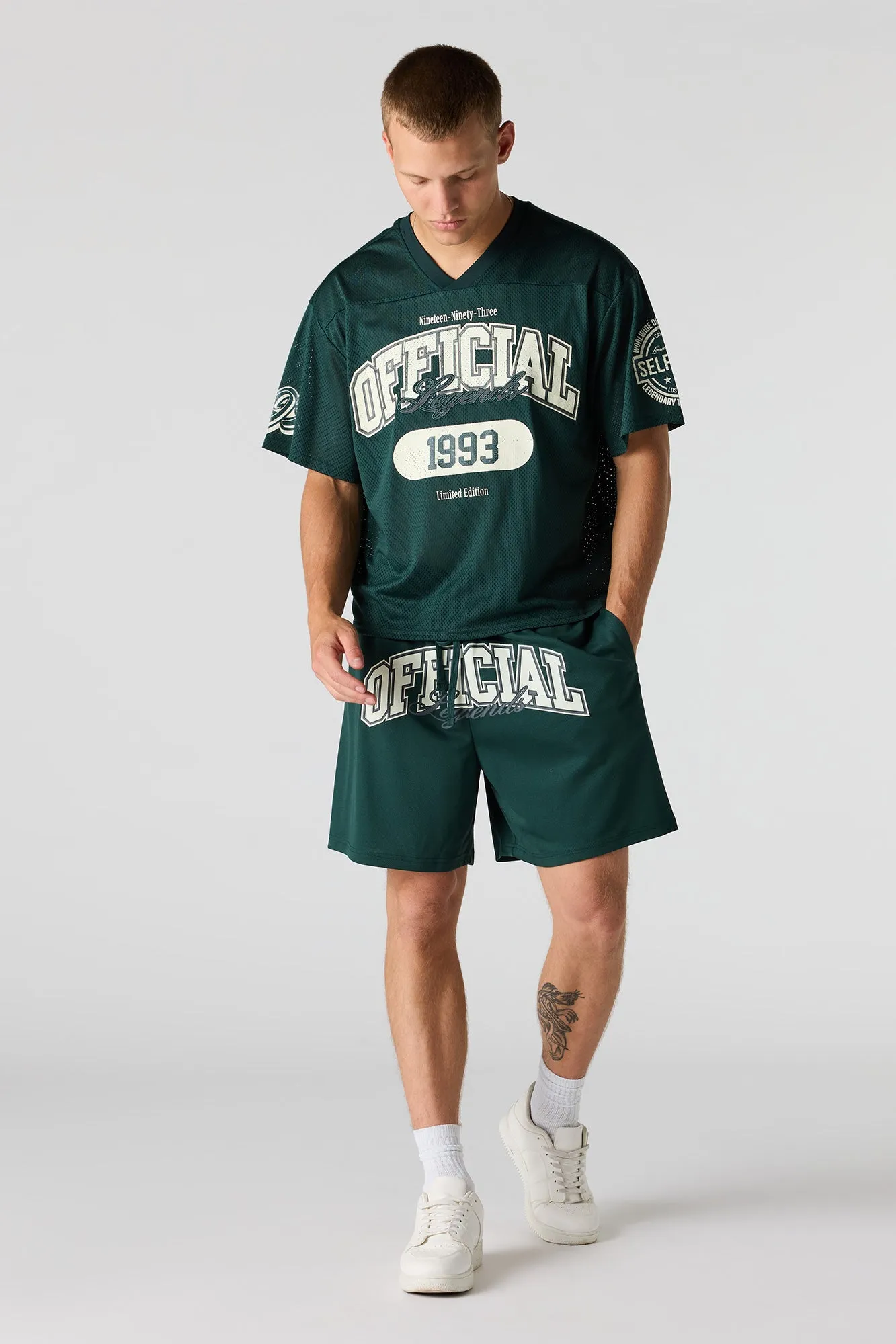 Mesh Graphic Jersey sold by Urban Planet product image thumbnail 3
