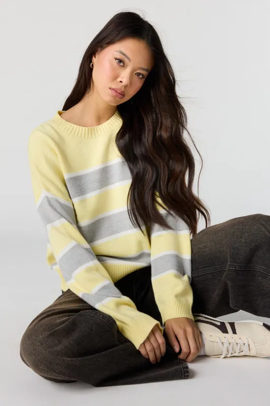 Striped Knit Sweater made by Stitches