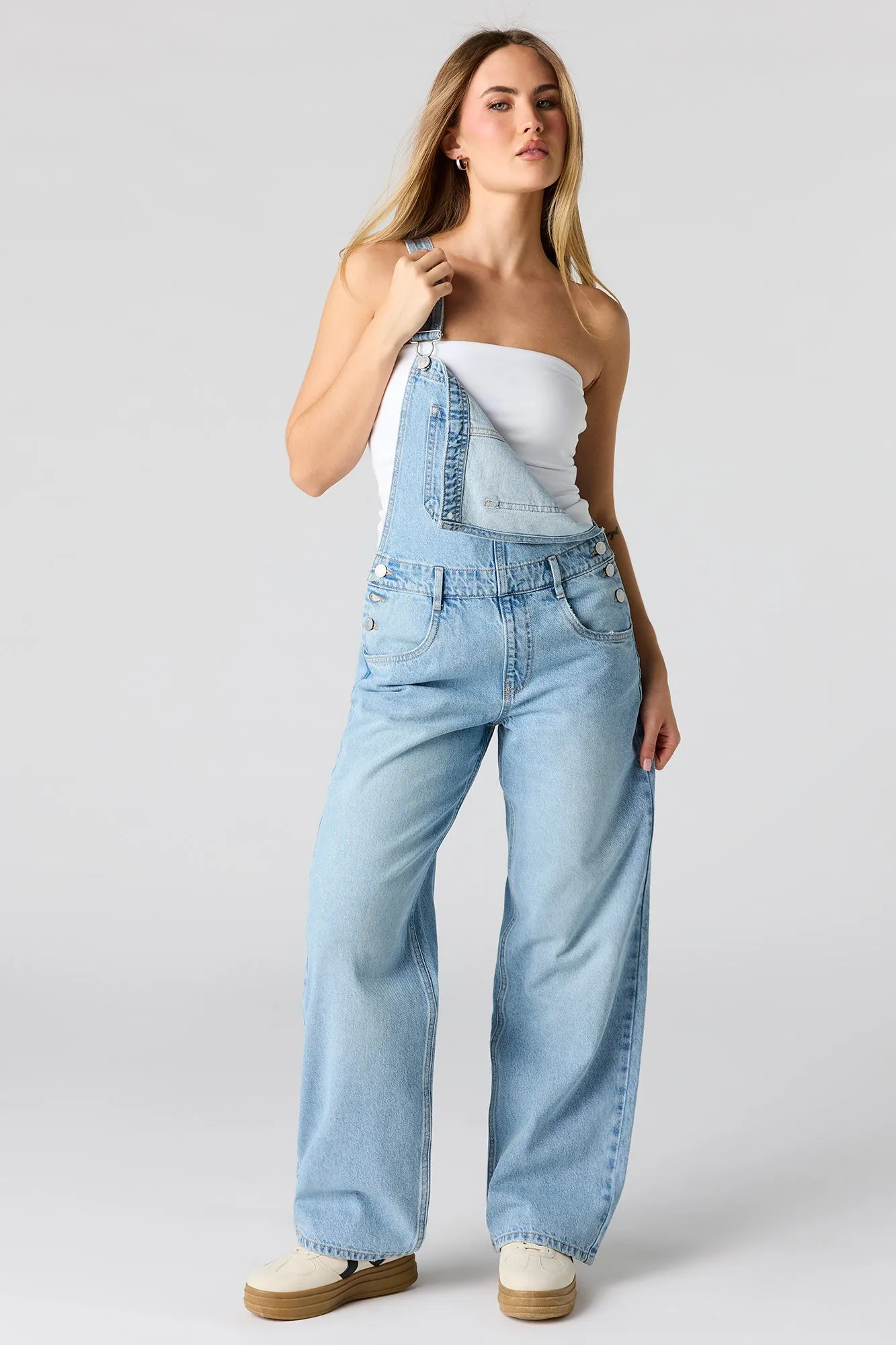 Straight Denim Overall sold by Urban Planet product image thumbnail 5