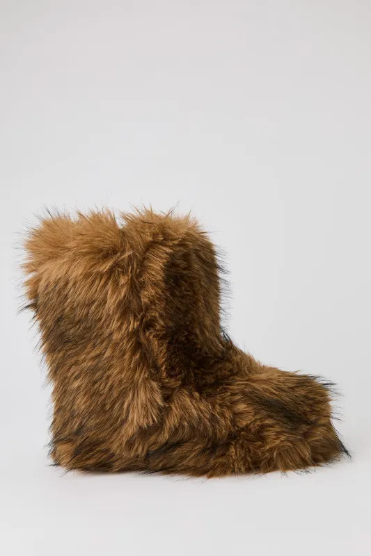 Faux Fur Boots made by Stitches