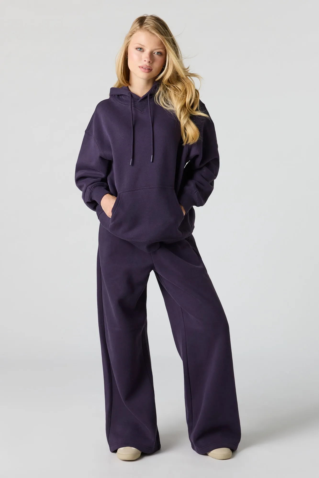 Premium Fleece Grande Wide Leg Sweatpant sold by Urban Planet