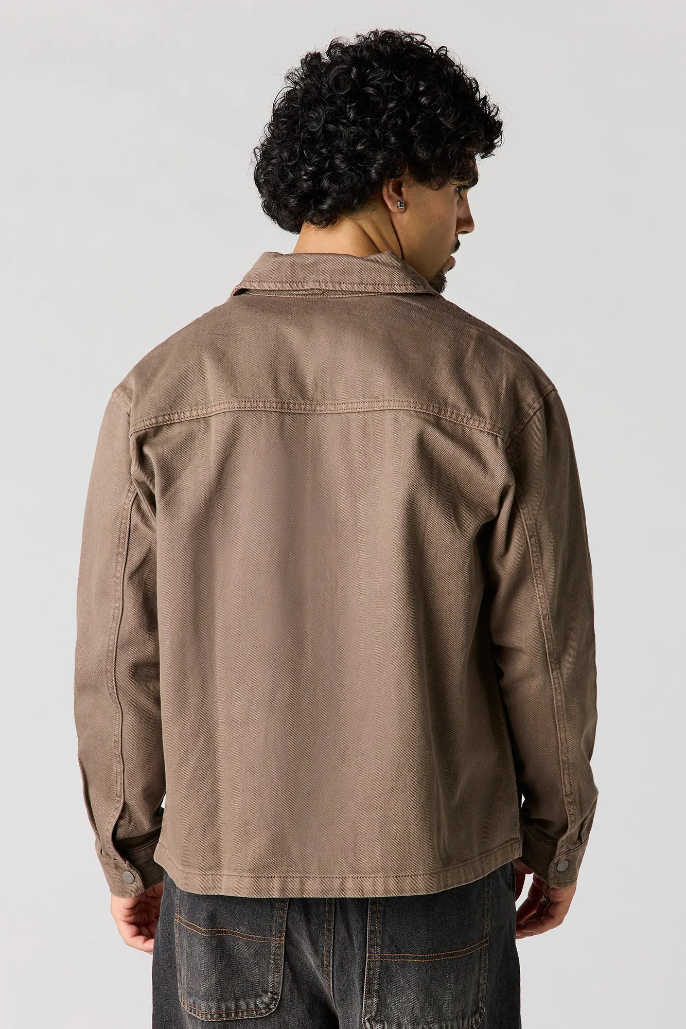 Boxy Denim Button-Up Top sold by Urban Planet product image thumbnail 2