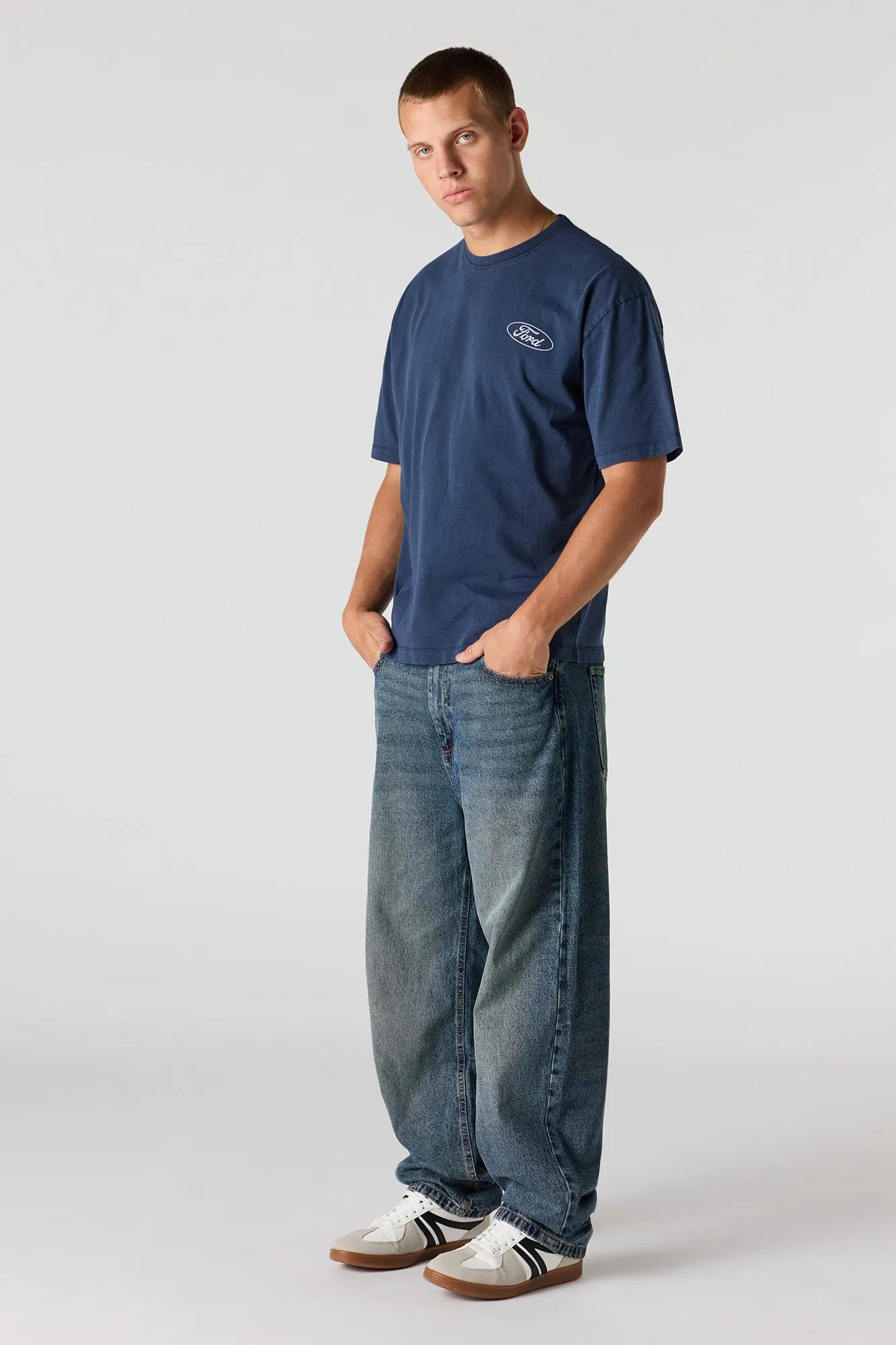 Ford Graphic Boxy T-Shirt sold by Urban Planet product image thumbnail 3