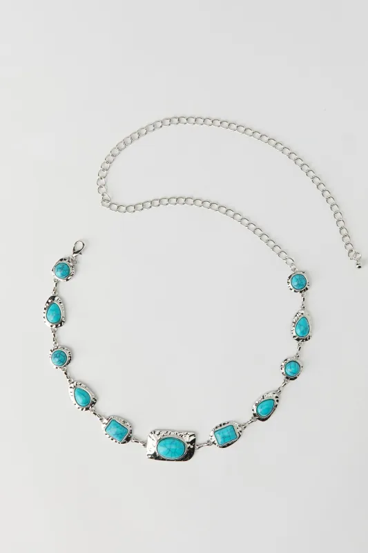 Stone Chain Belt made by Stitches