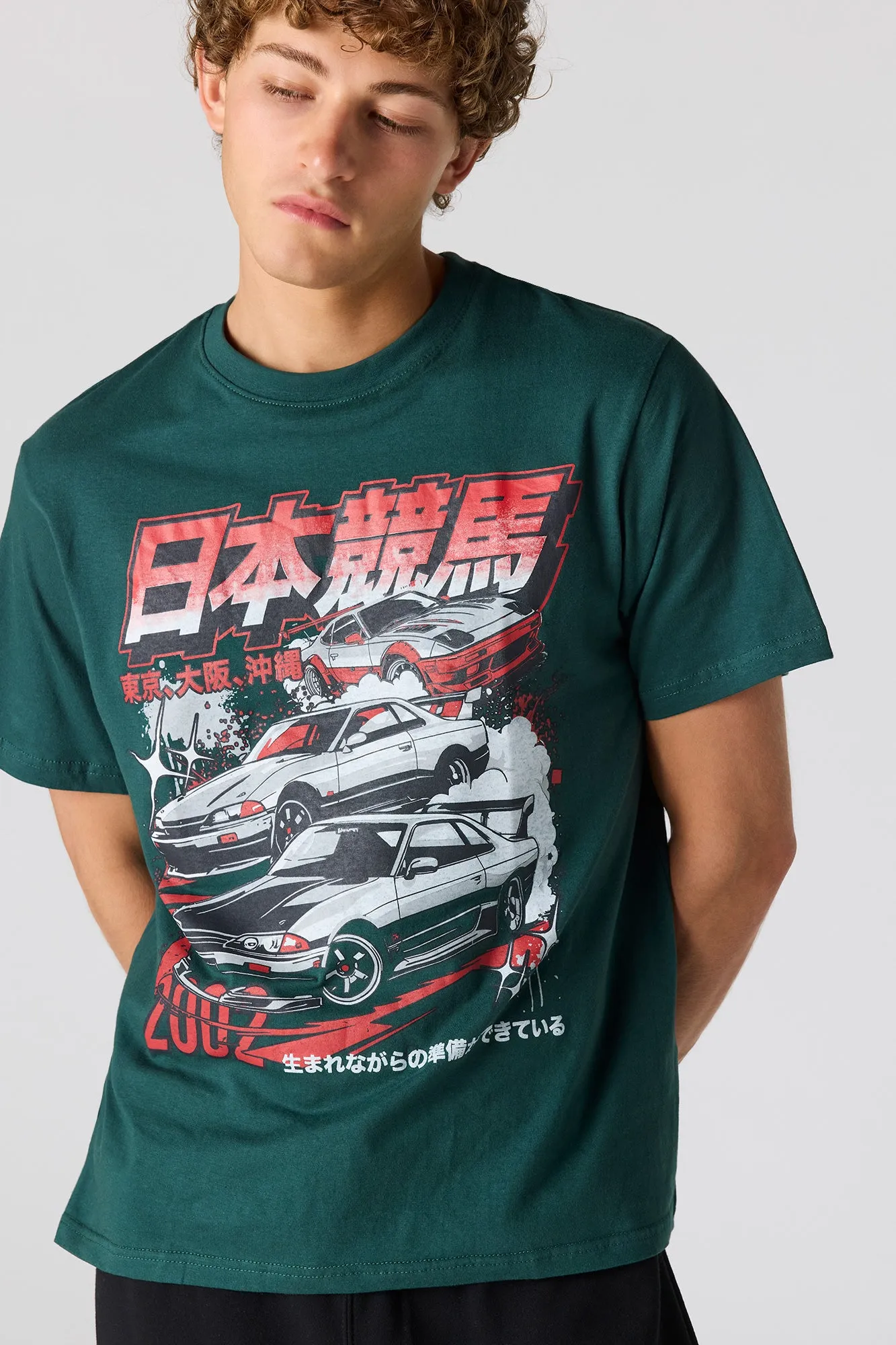 Racing Graphic T-Shirt sold by Urban Planet product image thumbnail 4