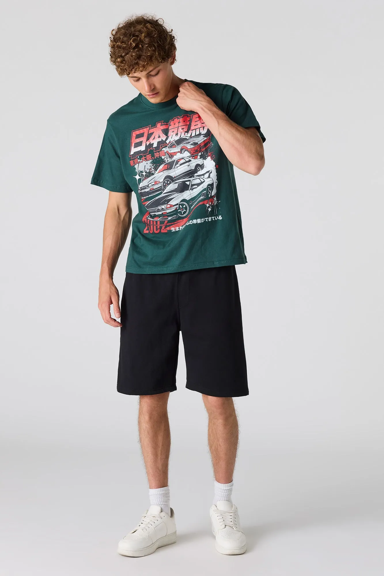 Racing Graphic T-Shirt sold by Urban Planet product image thumbnail 3