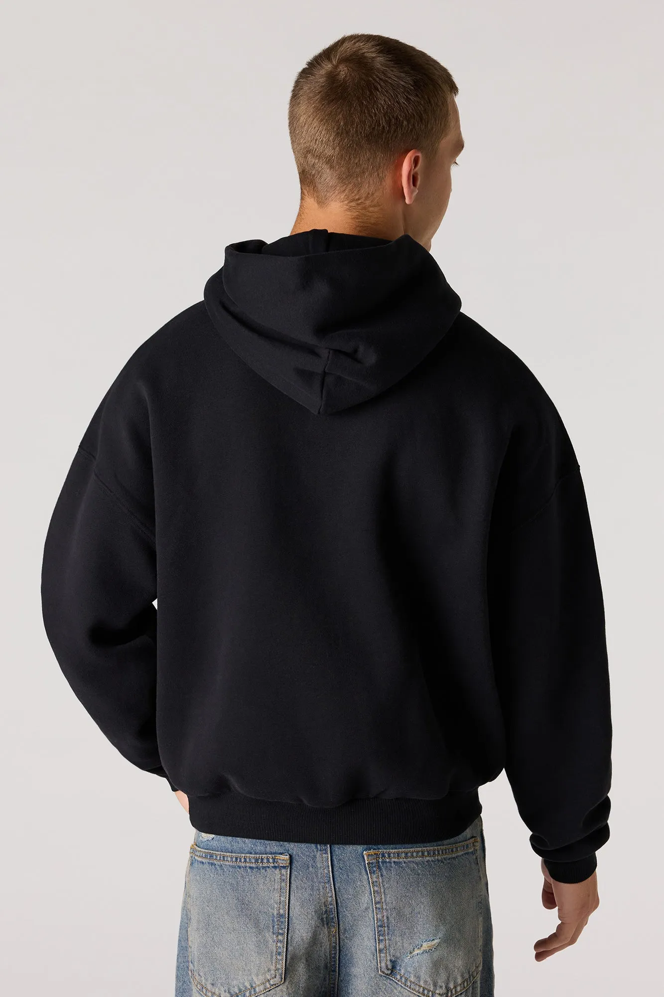 Premium Heavyweight Fleece Boxy Hoodie sold by Urban Planet product image thumbnail 5