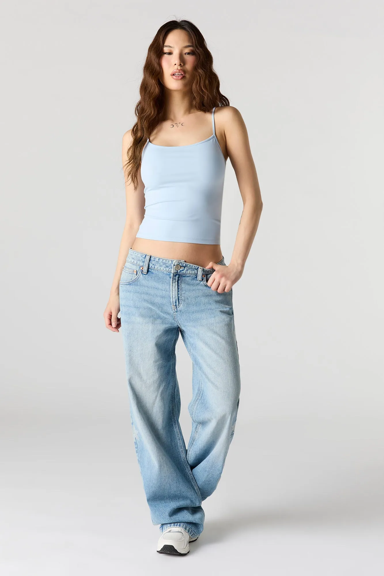 Luxe Heavy Contour Scoop Neck Cami sold by Urban Planet product image thumbnail 3