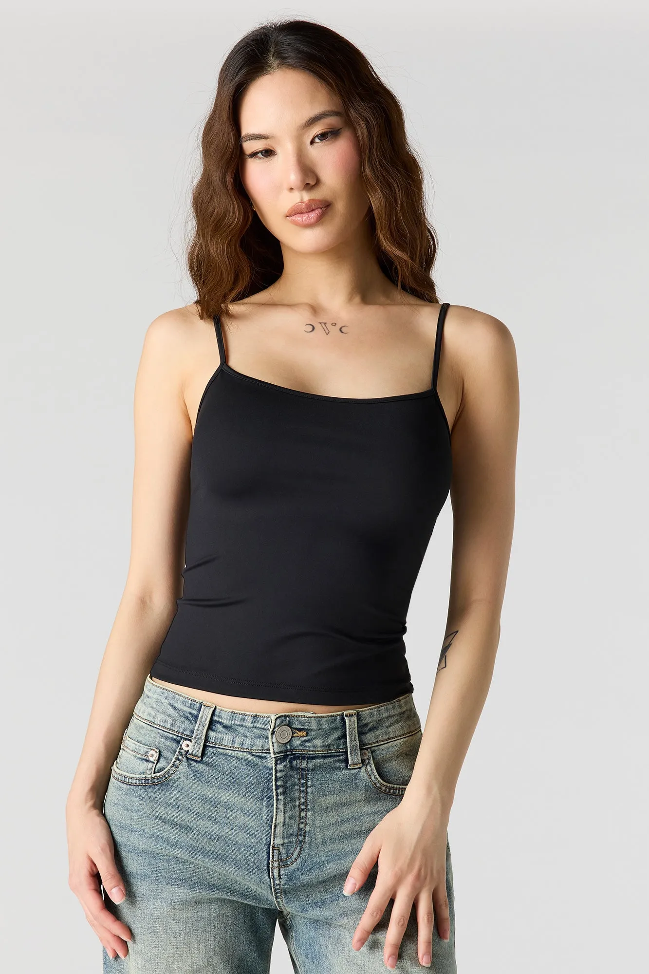 Luxe Heavy Contour Scoop Neck Cami sold by Urban Planet product image thumbnail 5