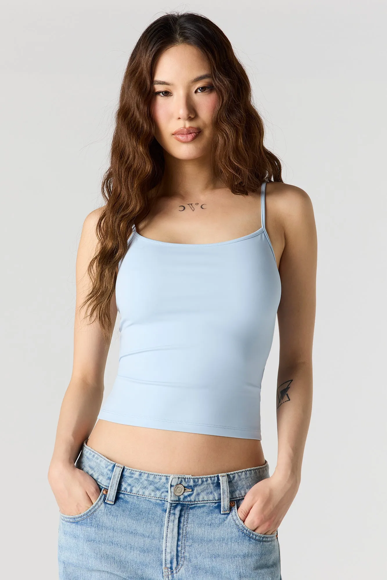 Luxe Heavy Contour Scoop Neck Cami sold by Urban Planet product image thumbnail 4