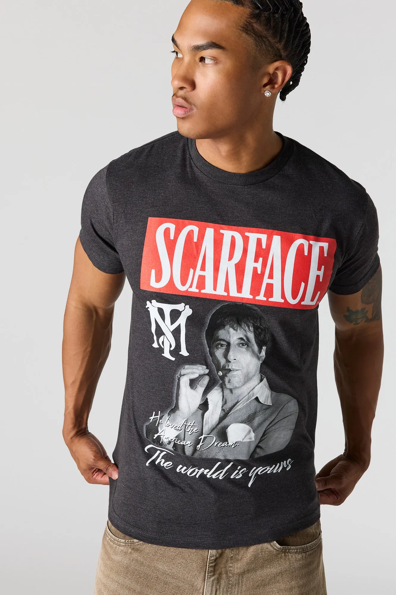 Scarface Graphic T-Shirt sold by Urban Planet product image thumbnail 4