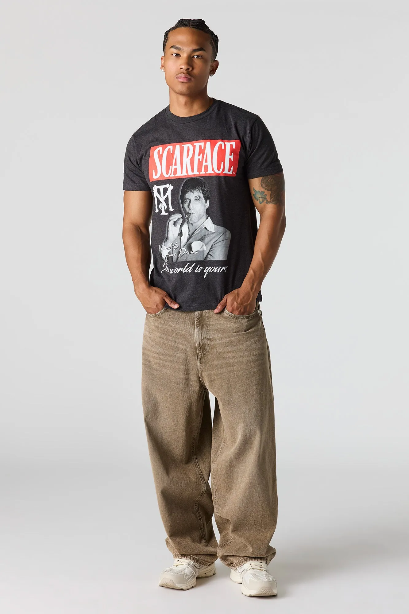 Scarface Graphic T-Shirt sold by Urban Planet product image thumbnail 3