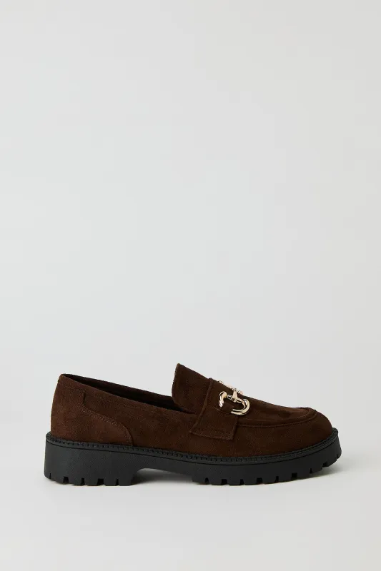 Gold Buckle Loafer made by Stitches