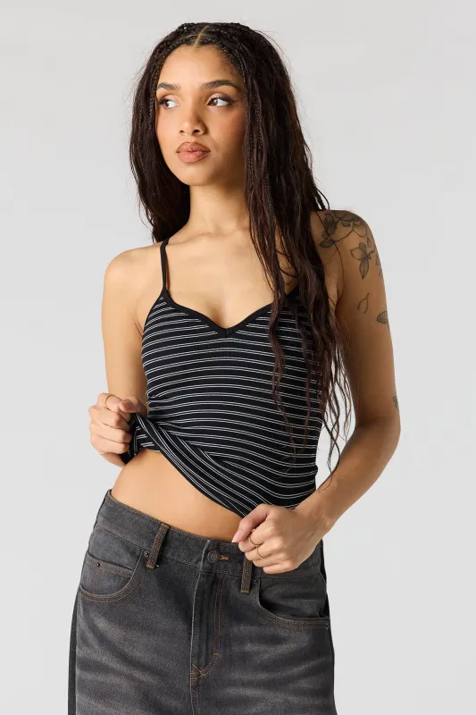 Braless Seamless Ribbed V-Neck Cami made by Stitches