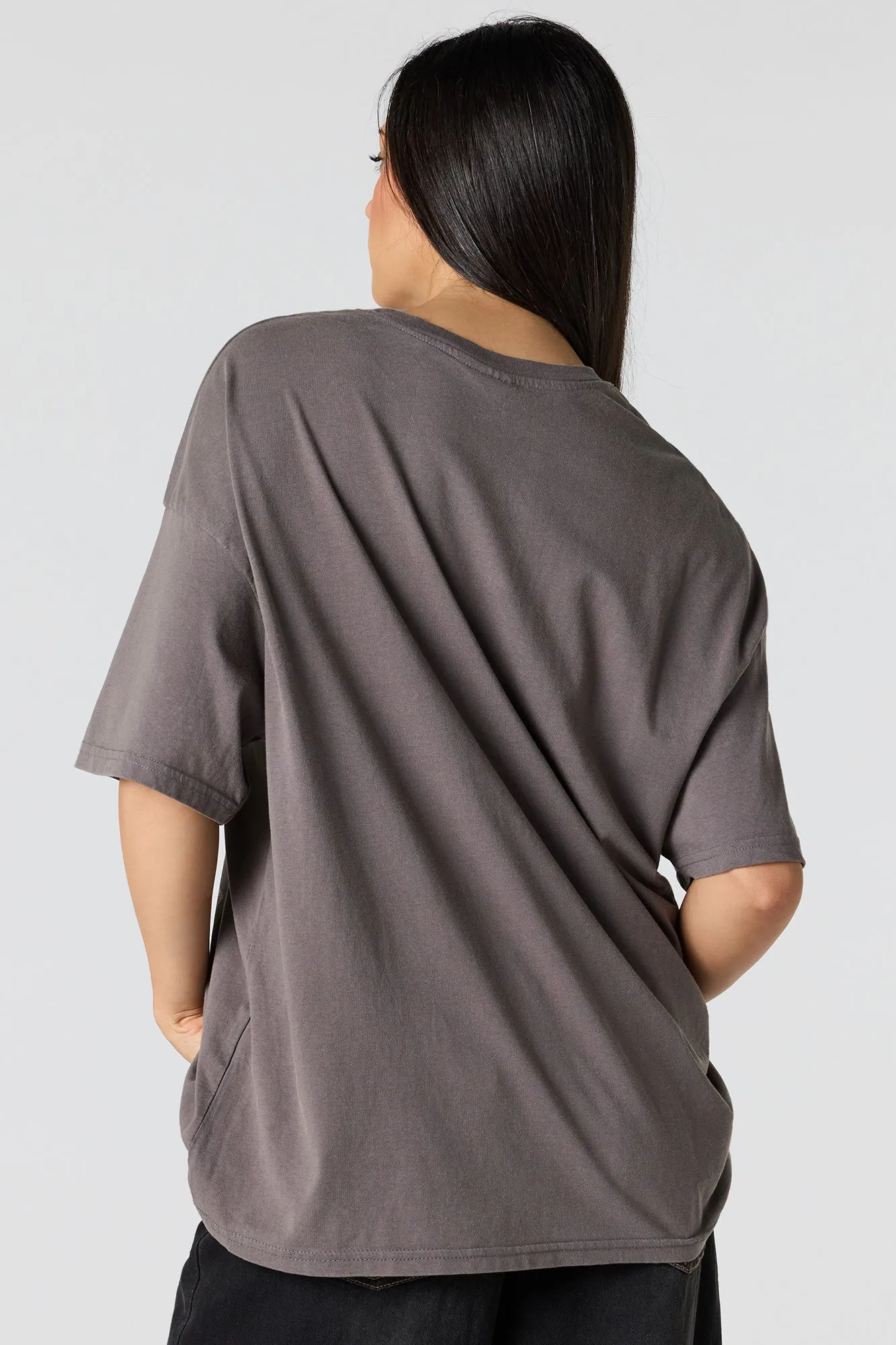Tupac Graphic Washed Oversized T-Shirt sold by Urban Planet product image thumbnail 2
