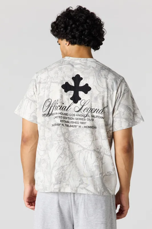 Legend Graphic Camo T-Shirt made by Urban Planet