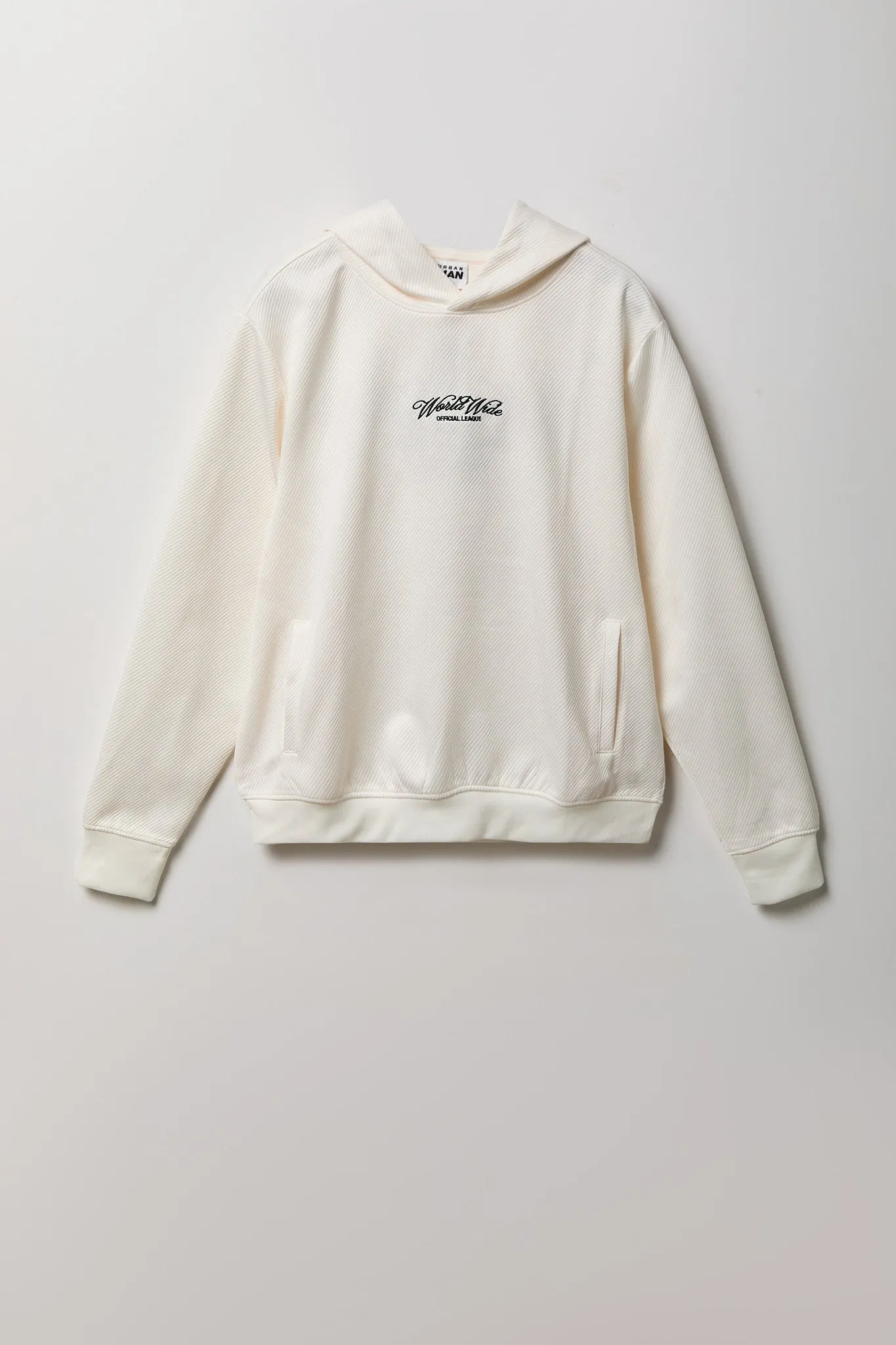 Textured Embroidered Hoodie sold by Urban Planet product image thumbnail 2