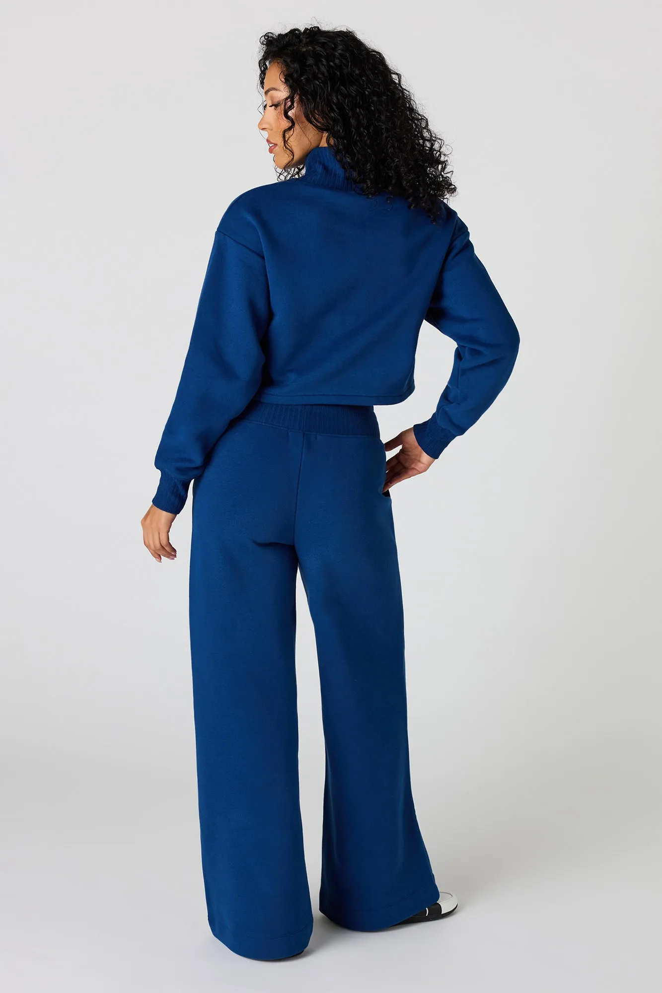 Premium Fleece Wide Leg Sweatpant sold by Urban Planet product image thumbnail 3