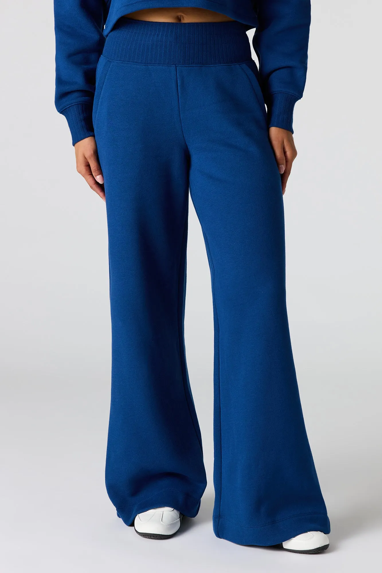 Premium Fleece Wide Leg Sweatpant sold by Urban Planet product image thumbnail 2