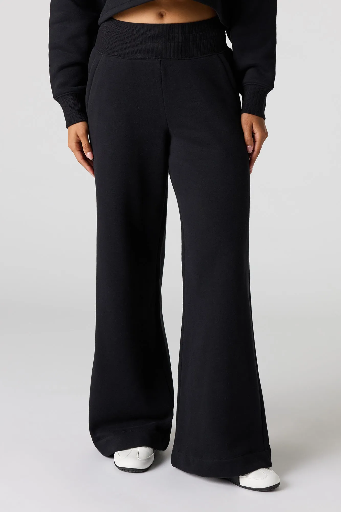 Premium Fleece Wide Leg Sweatpant sold by Urban Planet product image thumbnail 5