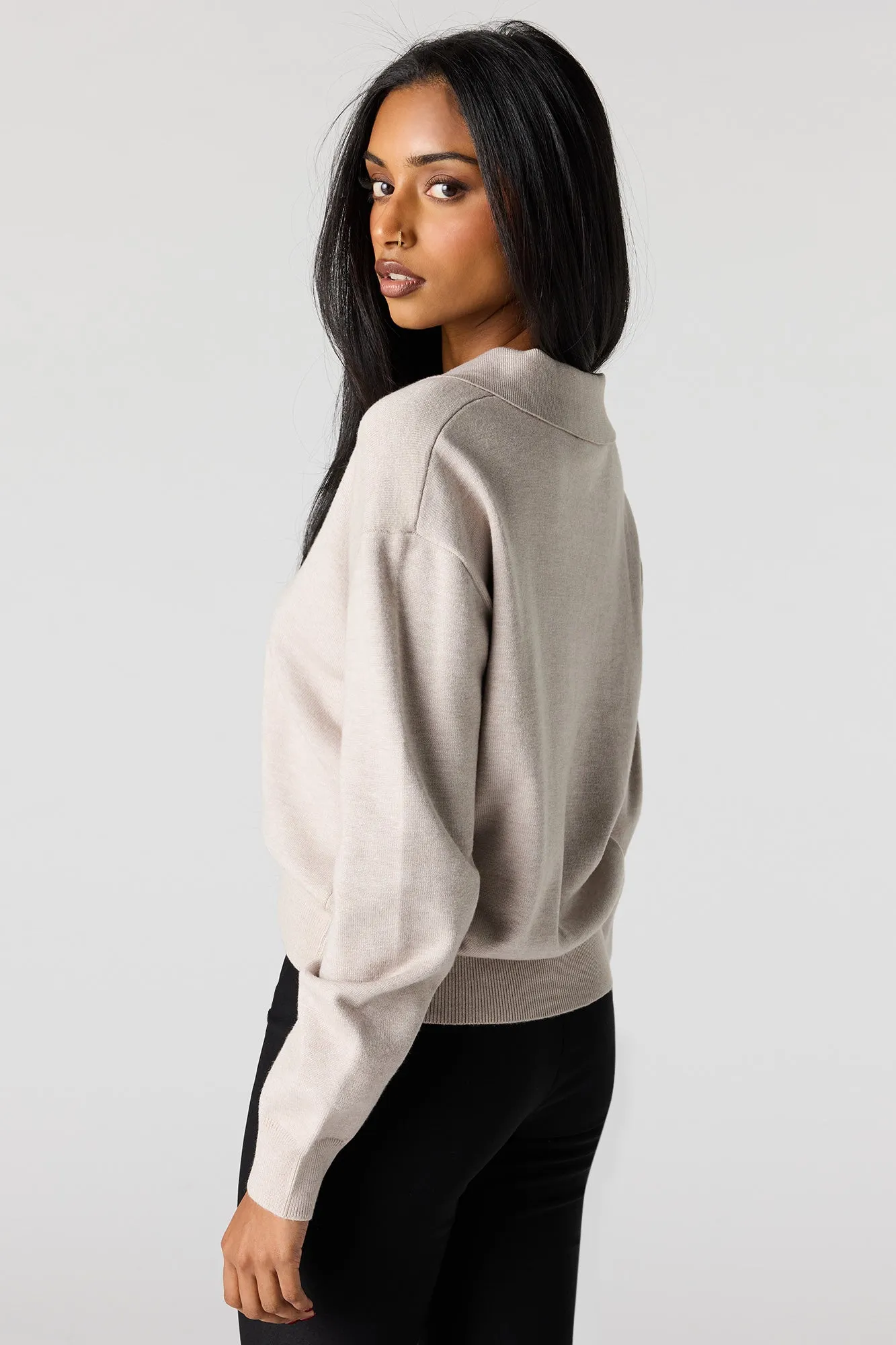 Flat Collared Sweater sold by Urban Planet product image thumbnail 2