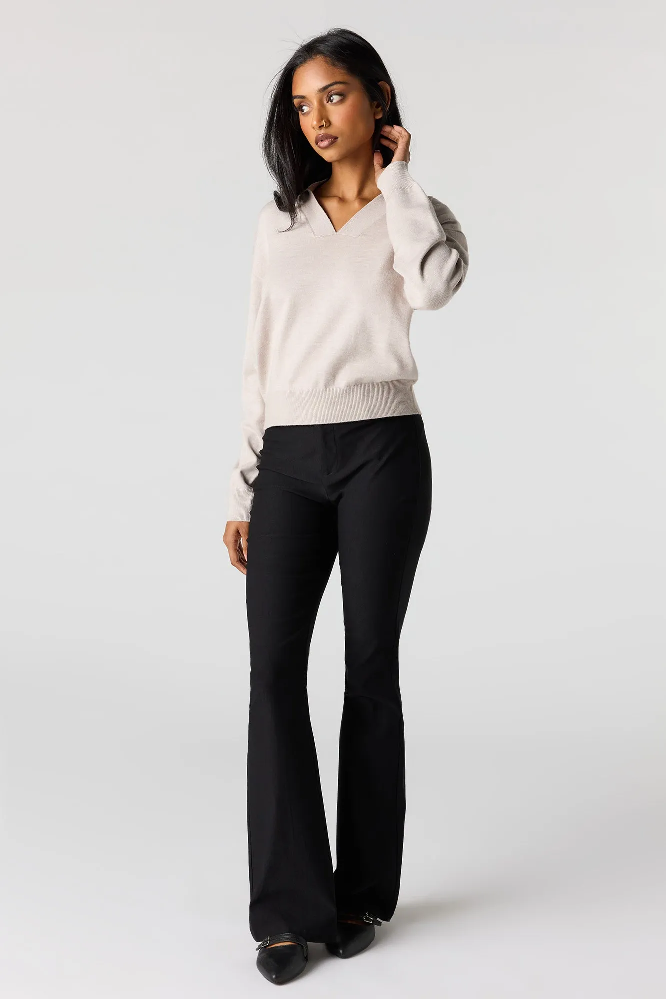 Flat Collared Sweater sold by Urban Planet product image thumbnail 3