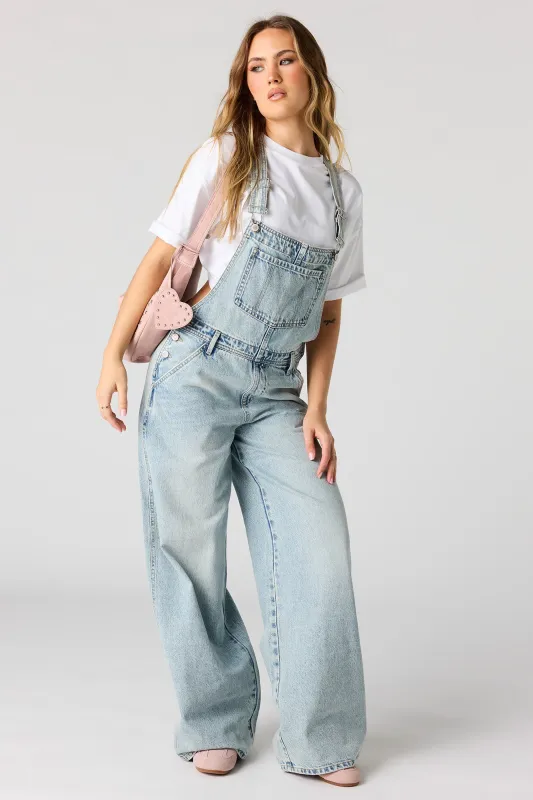 Wide Leg Denim Overall made by Stitches