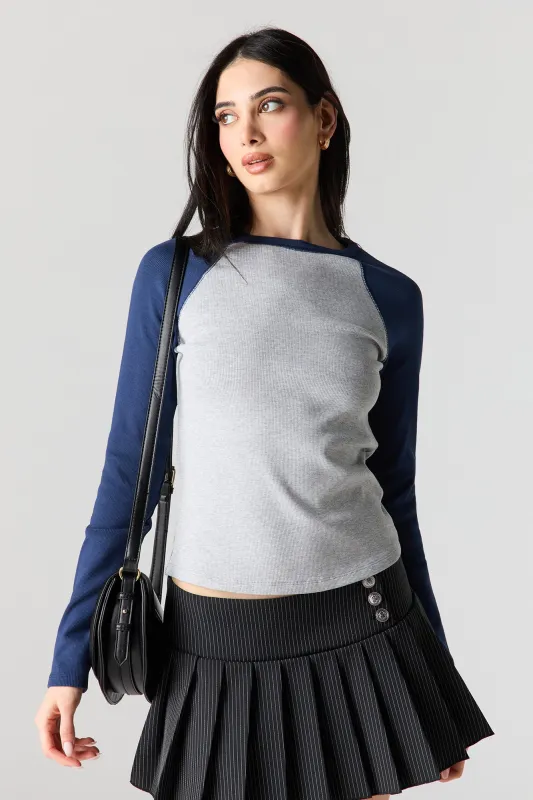 Ribbed Long Sleeve Top made by Urban Planet