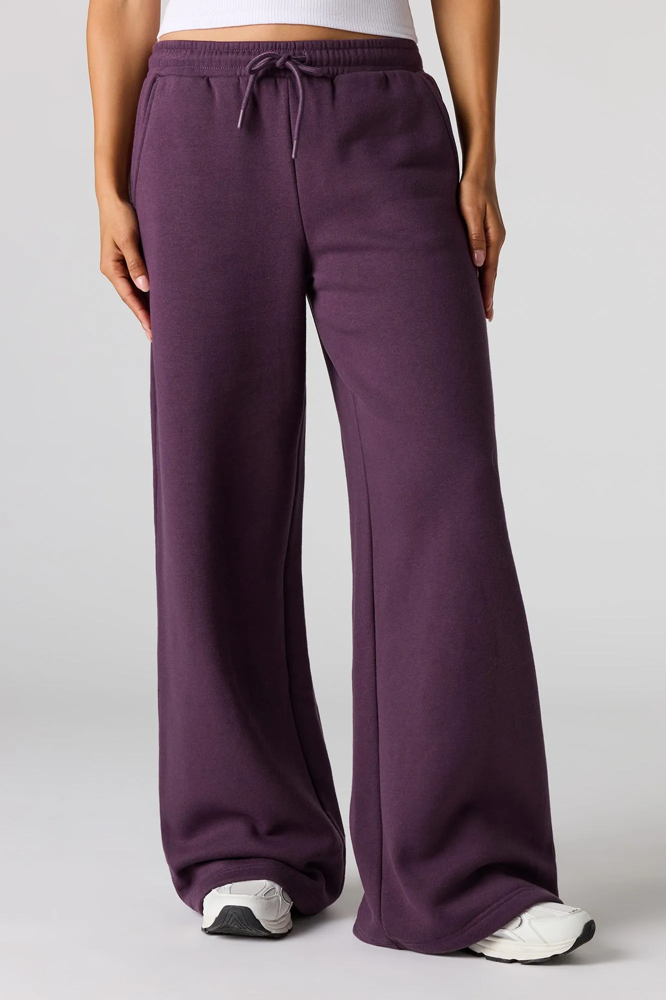 Luxe Fleece Ultra Wide Leg Sweatpant sold by Urban Planet product image thumbnail 2