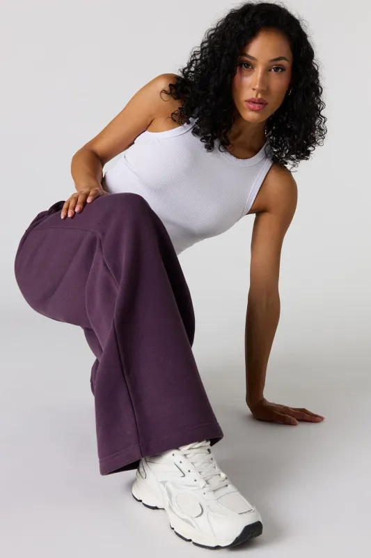 Luxe Fleece Ultra Wide Leg Sweatpant made by Stitches