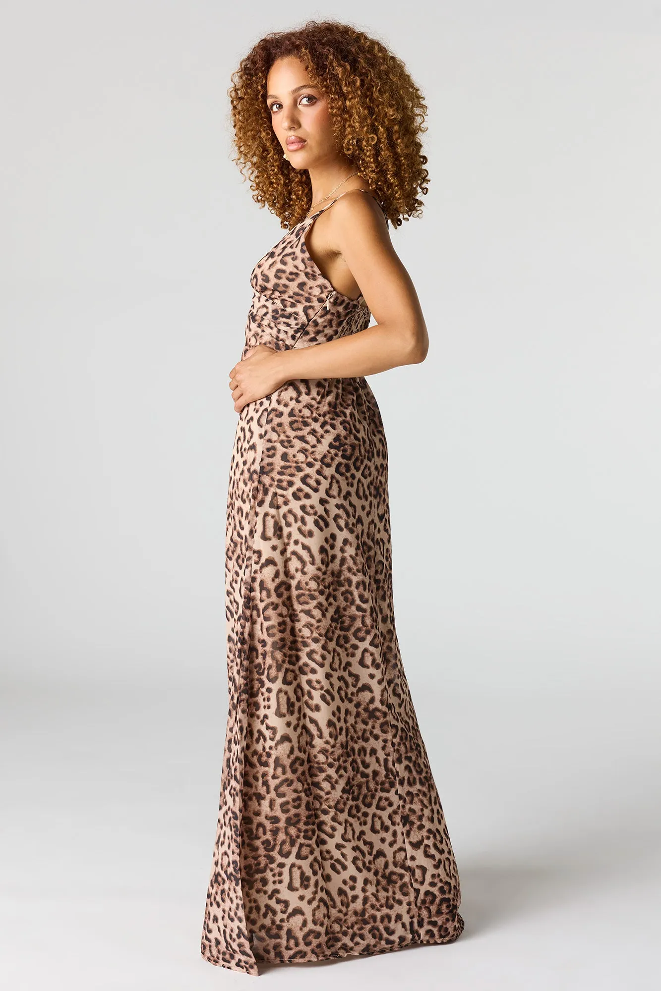 Chiffon V-Neck Maxi Dress sold by Urban Planet product image thumbnail 2