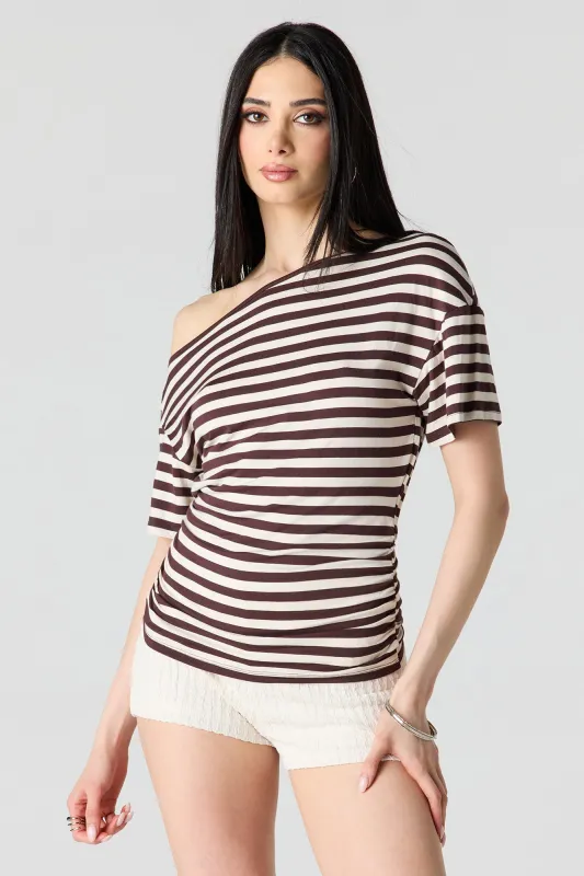 One Shoulder Short Sleeve Top made by Urban Planet