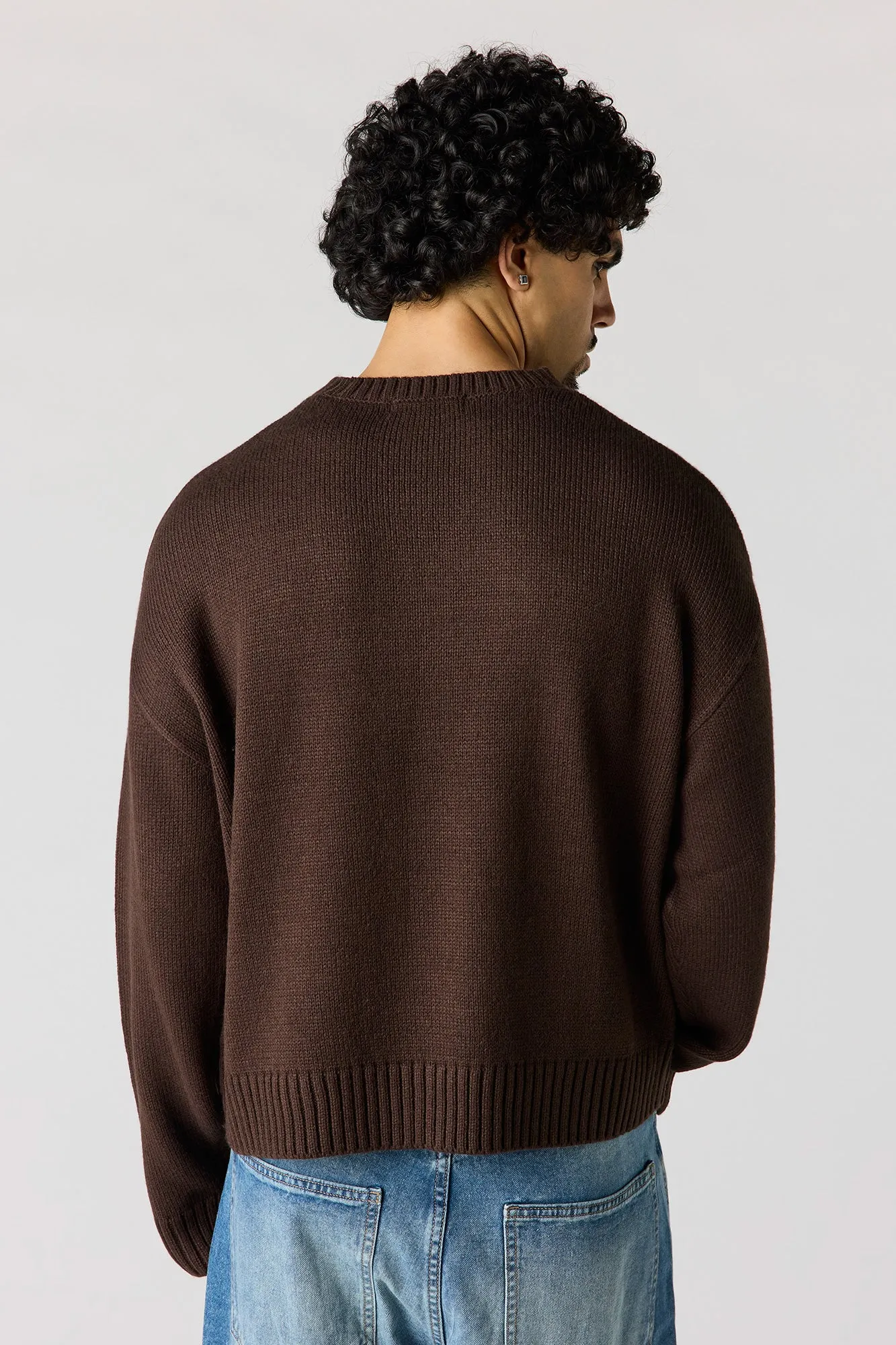 Originals Embroidered Boxy Sweater sold by Urban Planet product image thumbnail 2