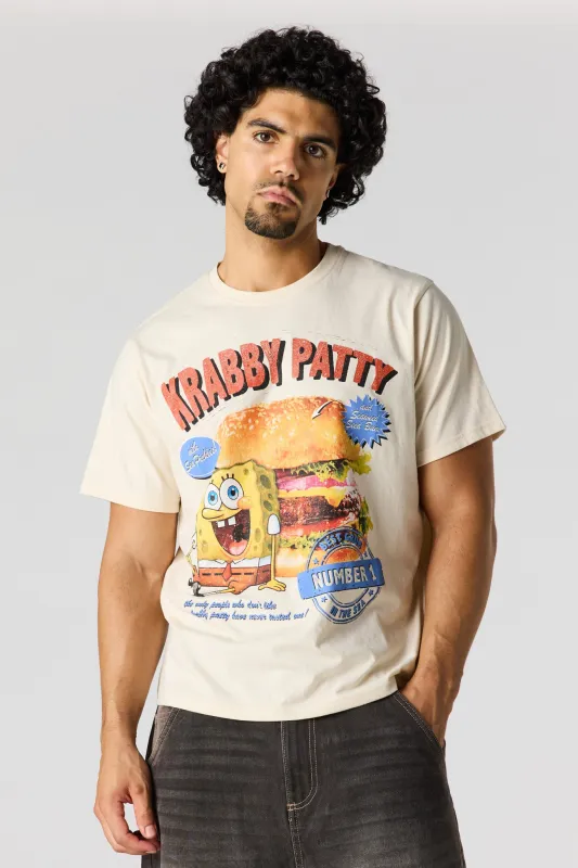 SpongeBob Krabby Patty Graphic T-Shirt made by Urban Planet