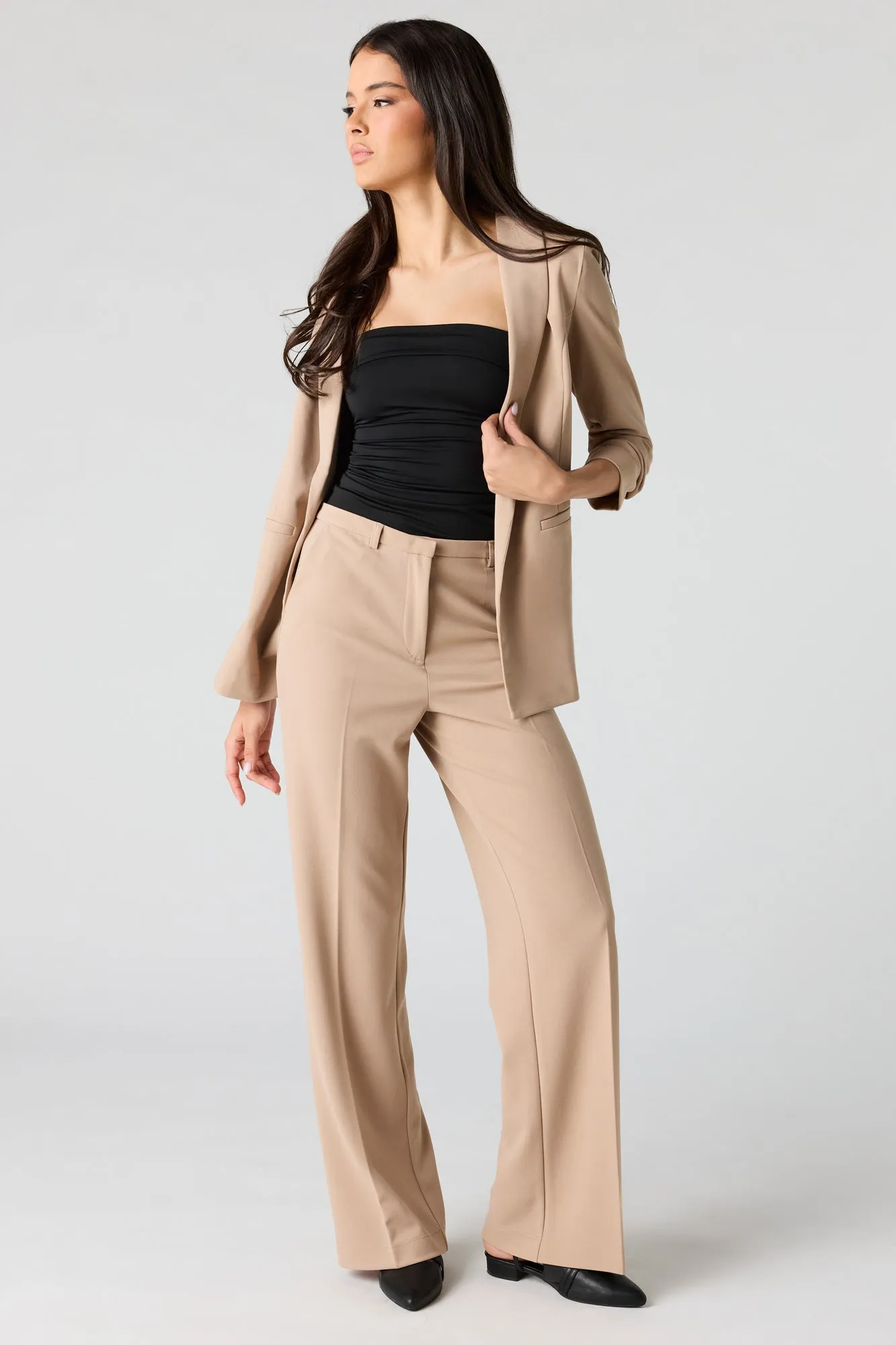 Ruched Sleeve Blazer sold by Urban Planet product image thumbnail 3