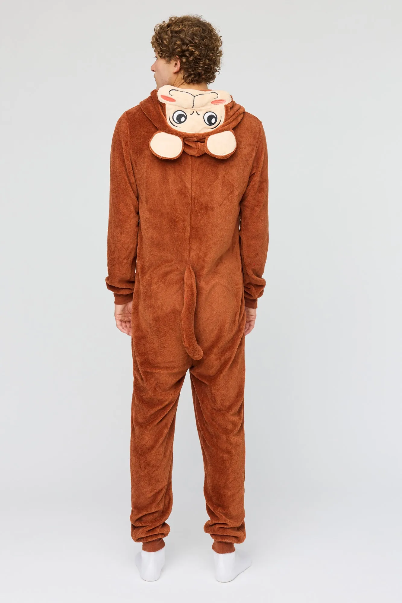 Monkey 3D Sherpa Onesie sold by Urban Planet product image thumbnail 4