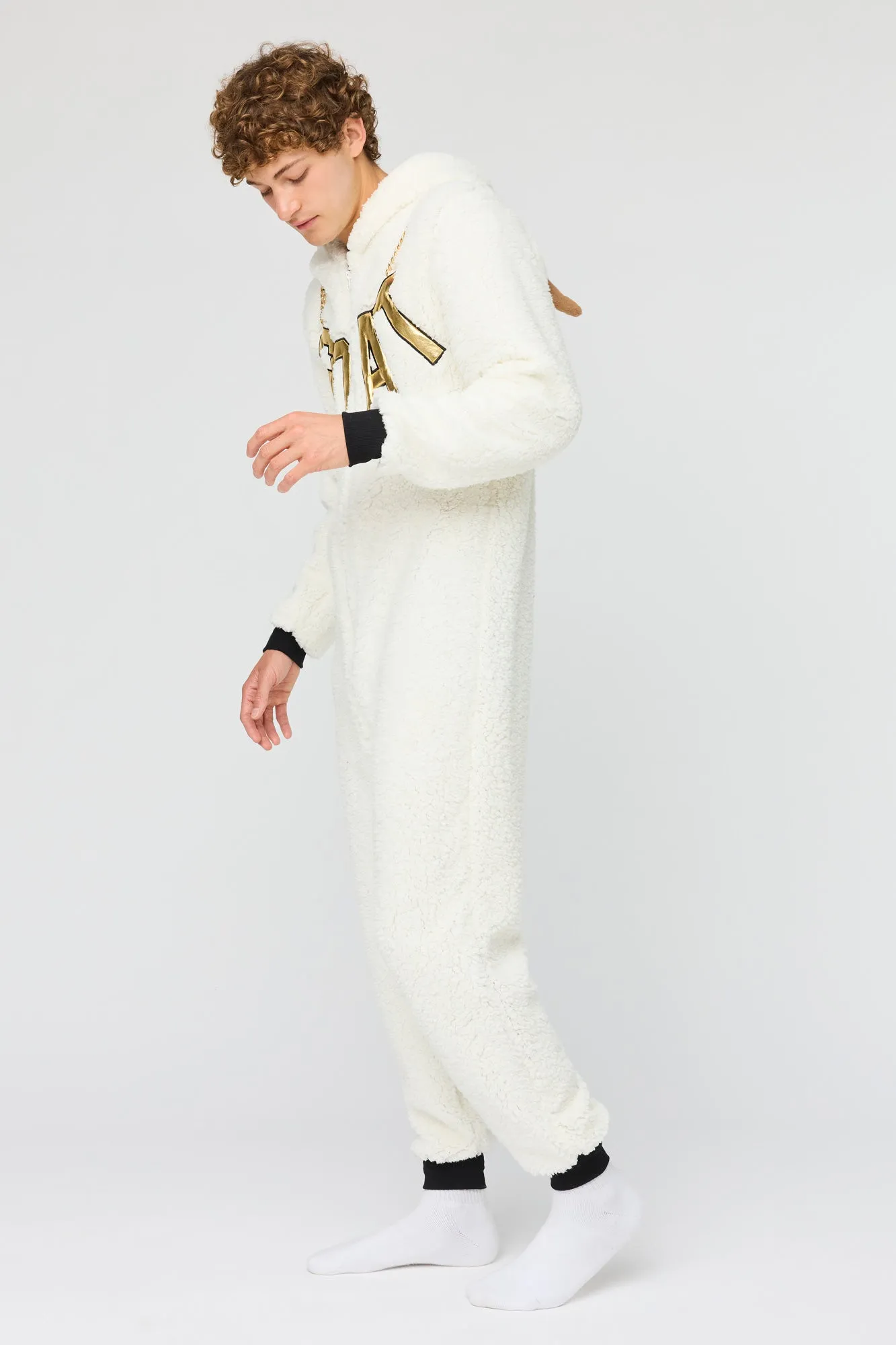 Goat 3D Sherpa Onesie sold by Urban Planet product image thumbnail 2