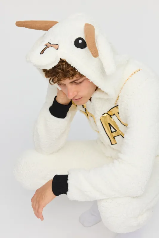 Goat 3D Sherpa Onesie made by Urban Planet