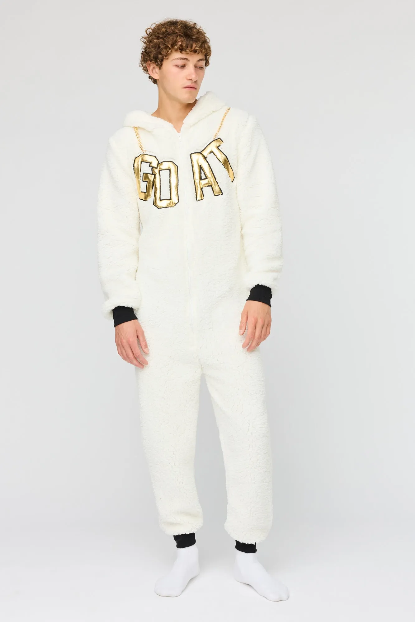 Goat 3D Sherpa Onesie sold by Urban Planet product image thumbnail 3