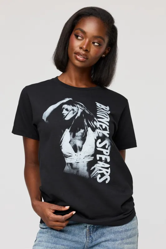 Britney Spears Graphic Boyfriend T-Shirt made by Stitches