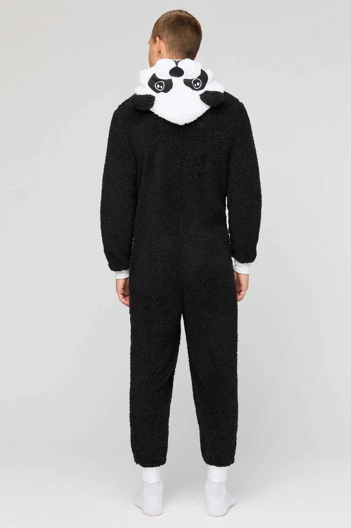 3D Panda Sherpa Onesie sold by Urban Planet product image thumbnail 4