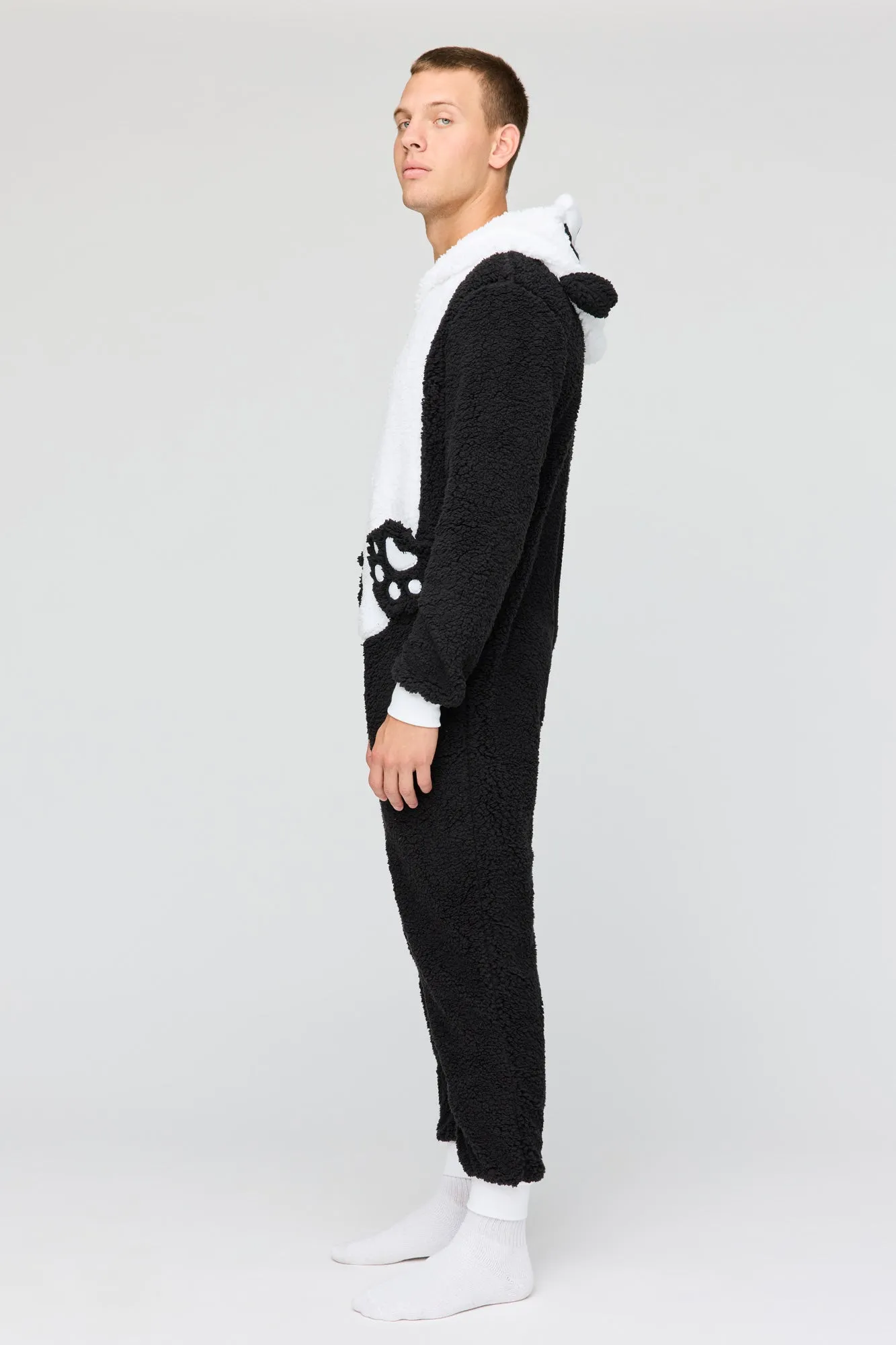 3D Panda Sherpa Onesie sold by Urban Planet product image thumbnail 2