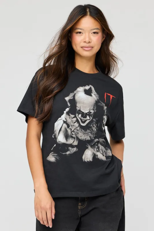 IT Graphic Boyfriend T-Shirt made by Stitches