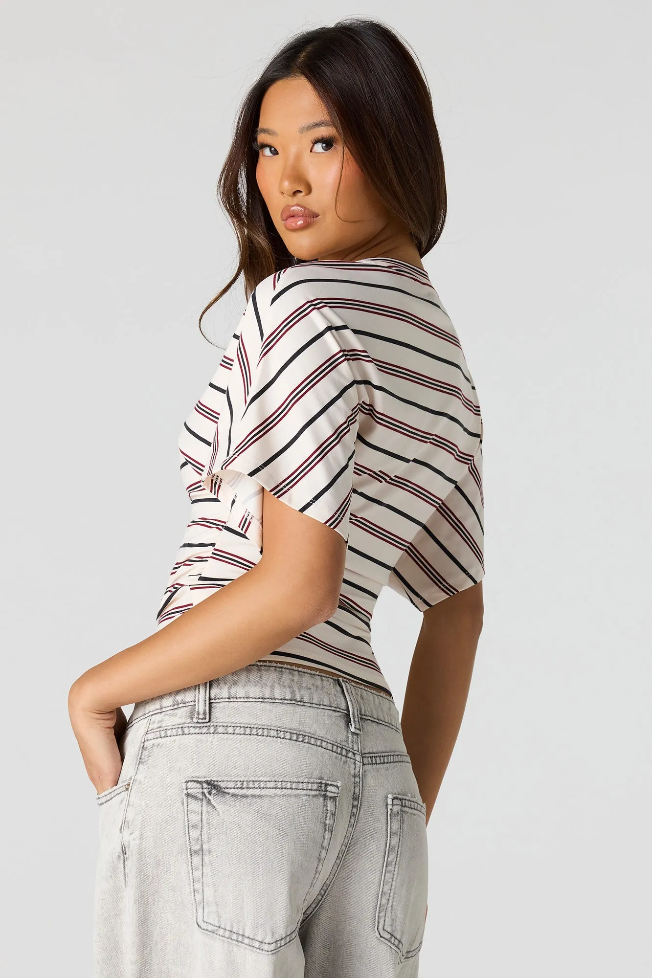 Contour Cinched Short Sleeve Top sold by Urban Planet product image thumbnail 2