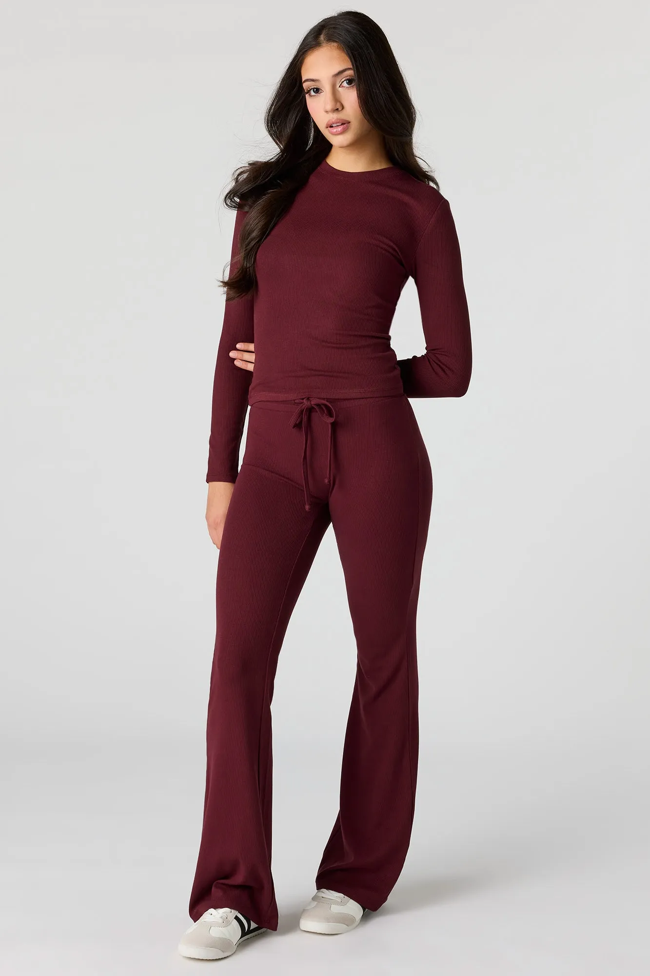 U/A Ribbed Long Sleeve Top sold by Urban Planet product image thumbnail 3