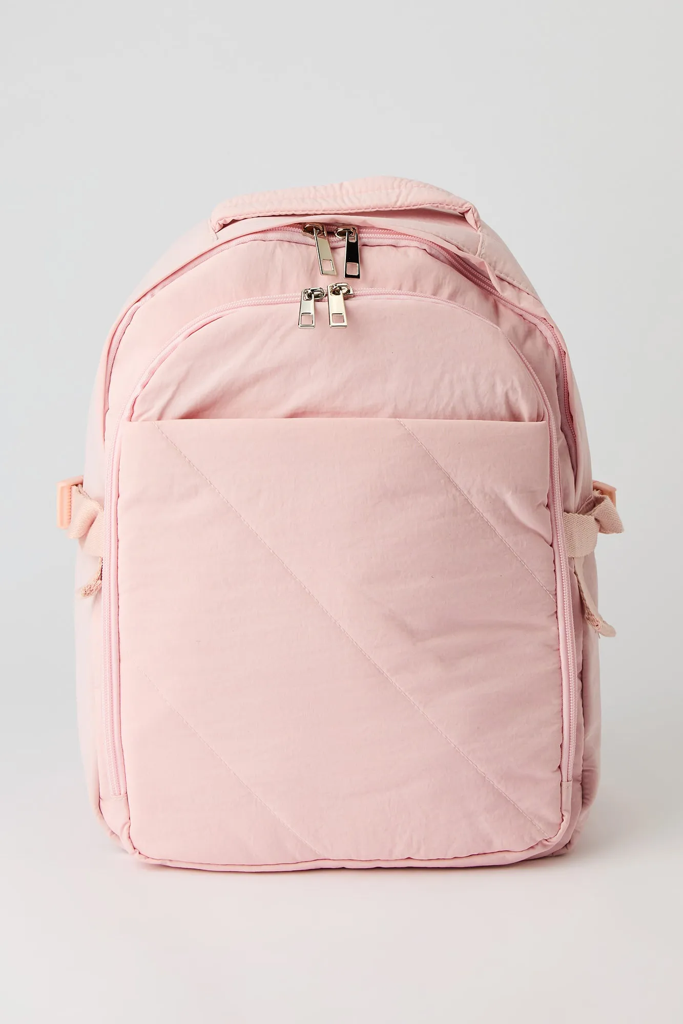 Quilted Backpack with Laptop Sleeve & Pencil Case sold by Urban Planet product image thumbnail 3