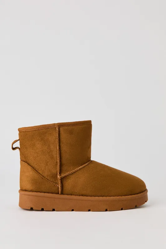 Faux Suede Booties made by Stitches