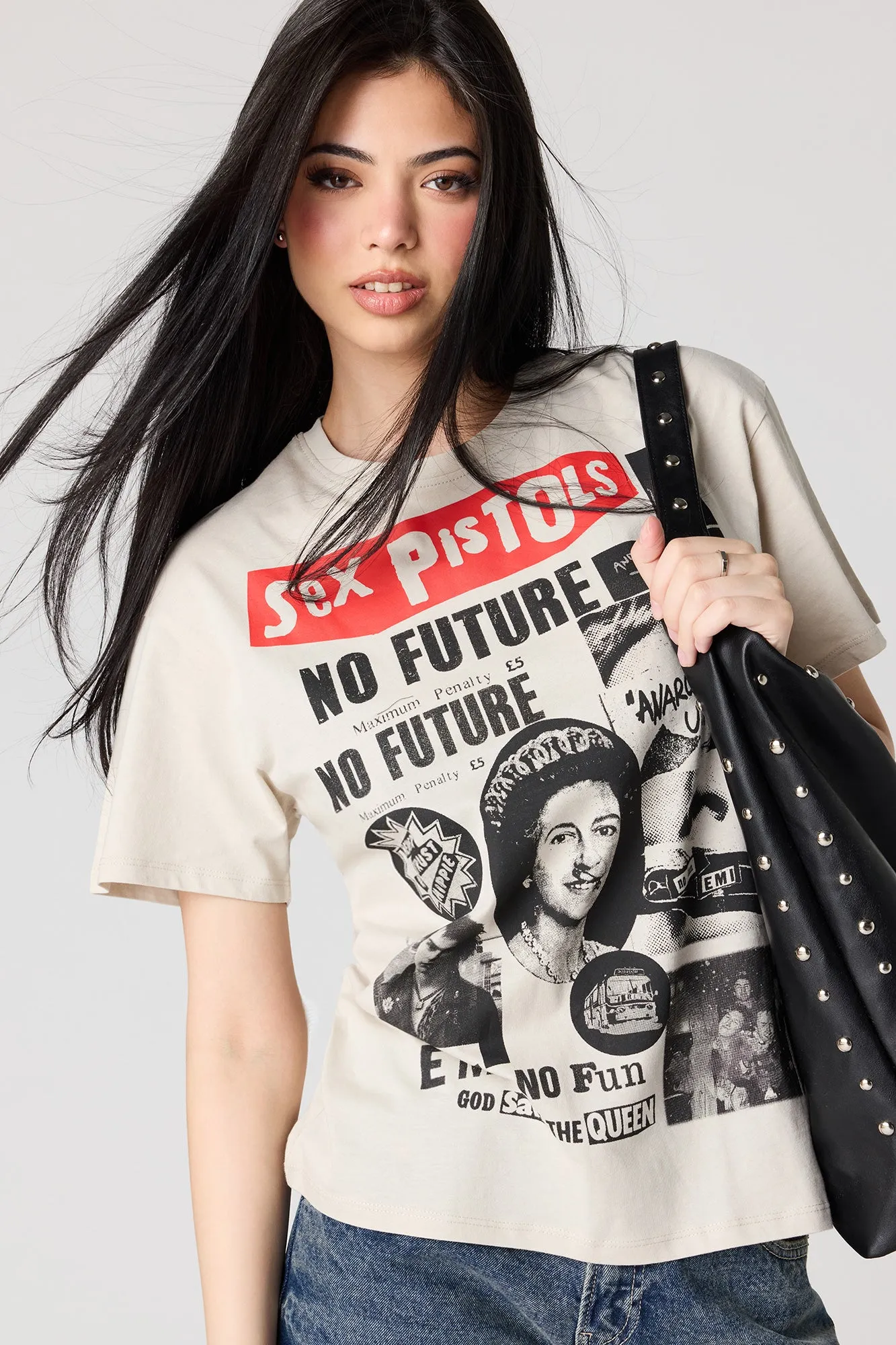 Sex Pistols Graphic Boyfriend T-Shirt sold by Urban Planet