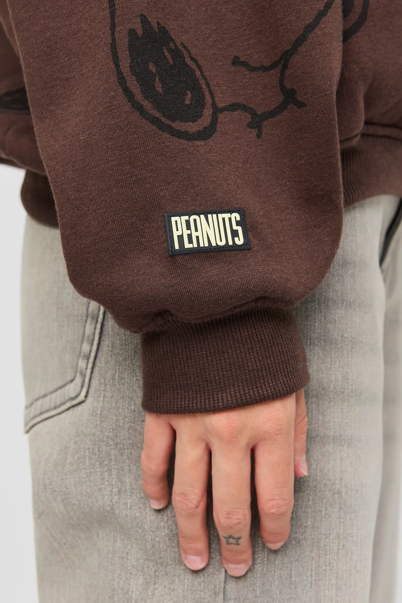 Snoopy Graphic Fleece Hoodie sold by Urban Planet product image thumbnail 4