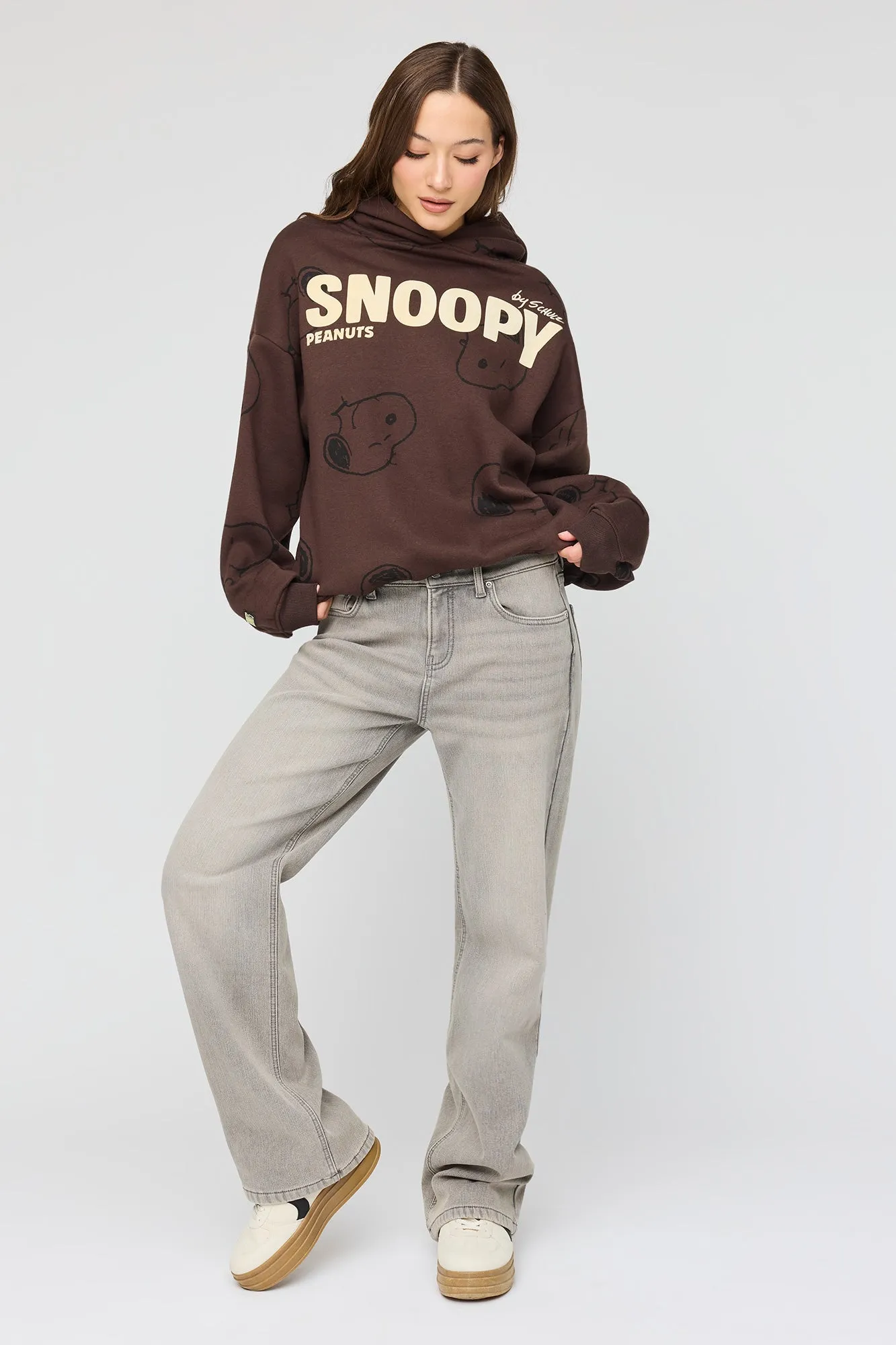 Snoopy Graphic Fleece Hoodie sold by Urban Planet product image thumbnail 3
